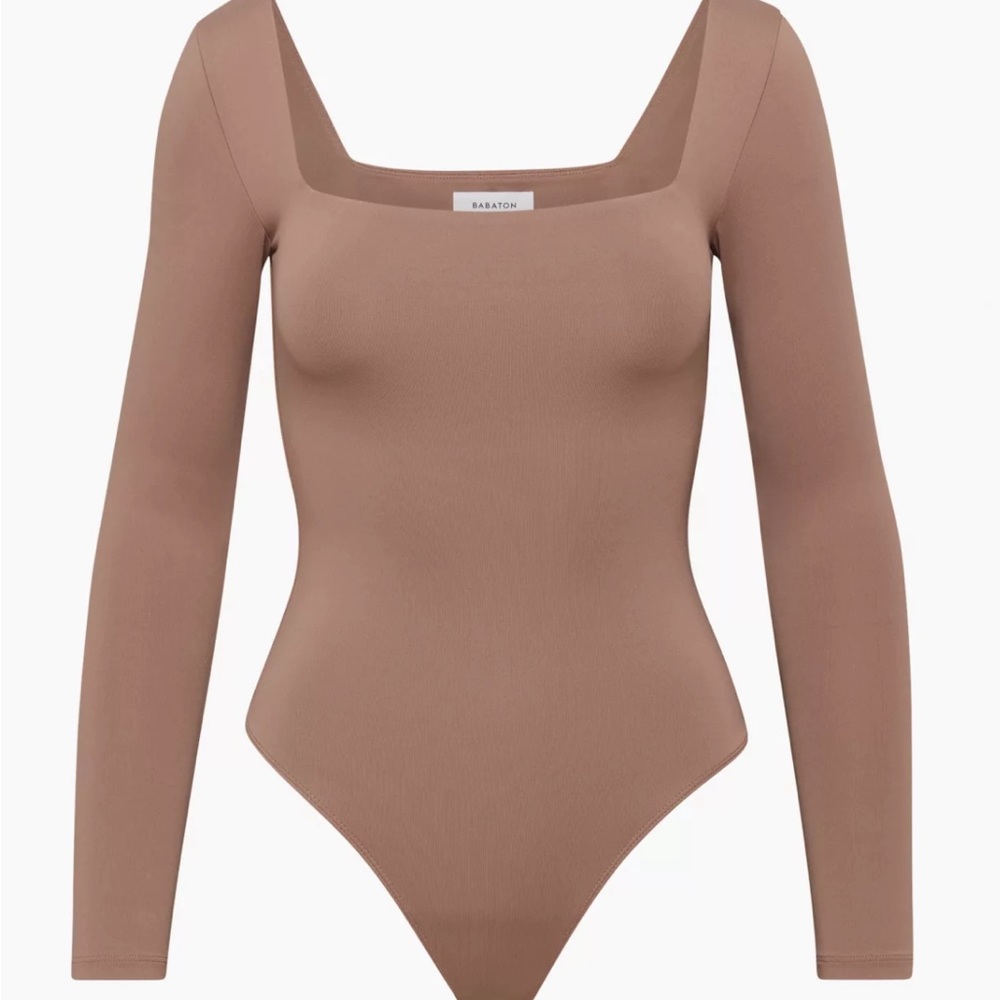 Aritzia Babton square neck bodysuit